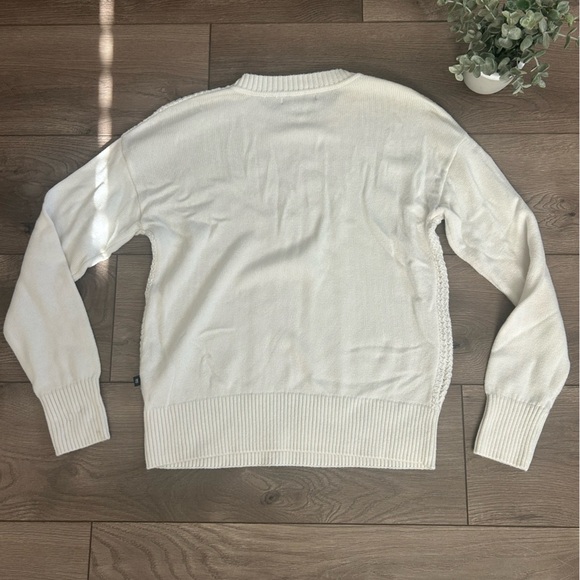 Banana Republic Cream Cable Knit Sweater Size Small - Picture 5 of 7